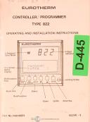 Eurotherm-Eurotherm 820 822, Controller Calibration and Configuration Manual 1985-820-822-01